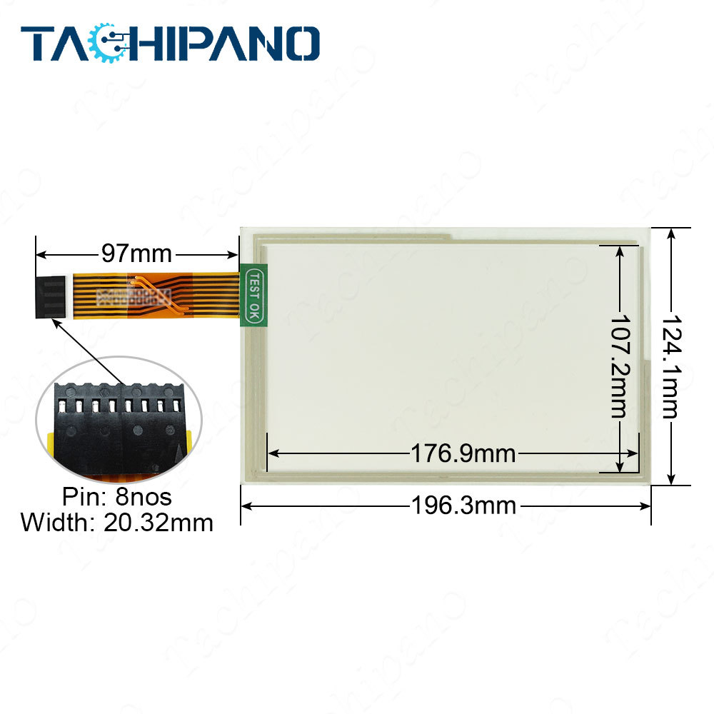 Touch screen for TPI#1405-001 Rev D Touch Panel Glass