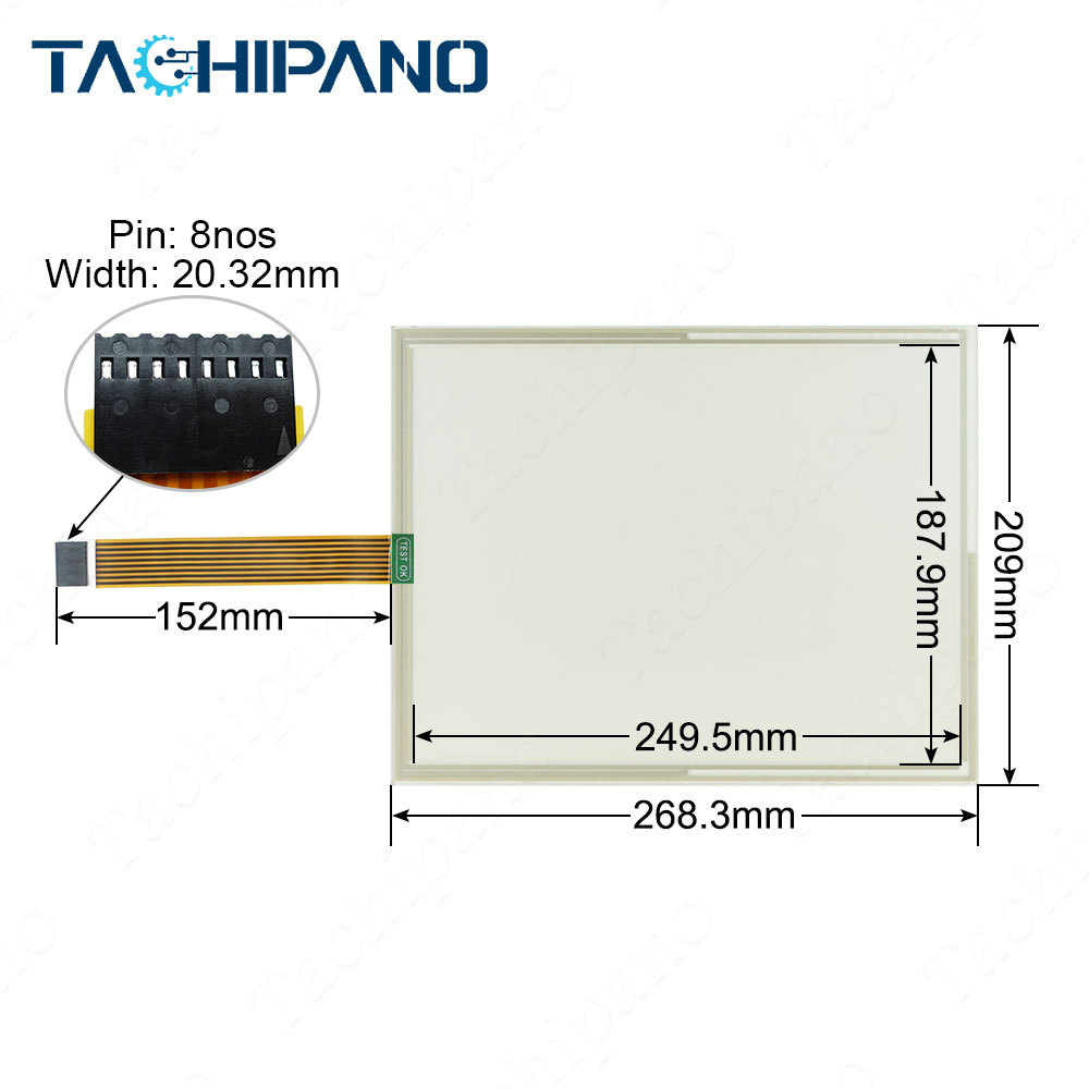 Touch screen for TPI#1405-001 Rev D Touch Panel Glass