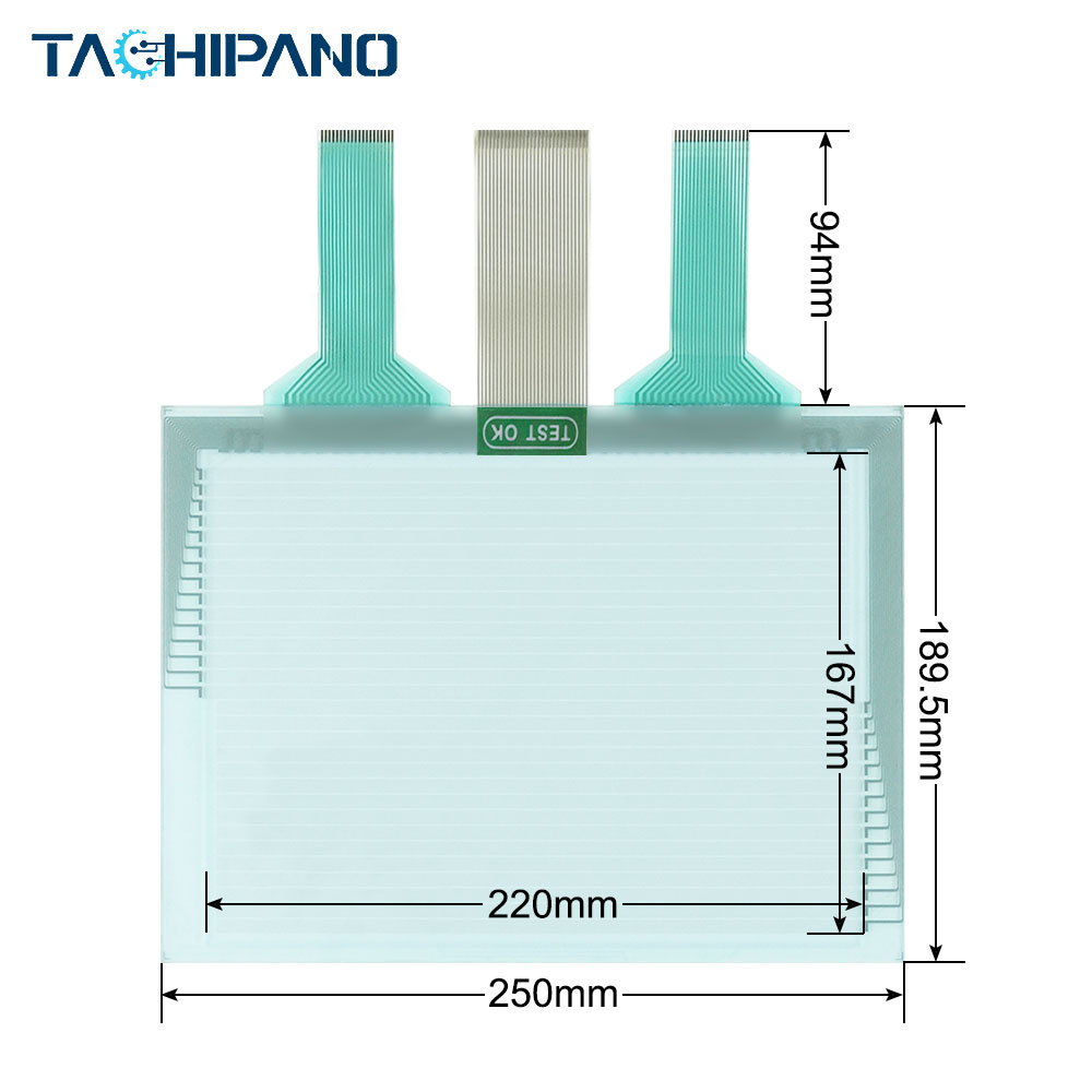 Touch screen for HITACHI INK JET PRINTER Model: RX-SD160W Touch Panel Glass