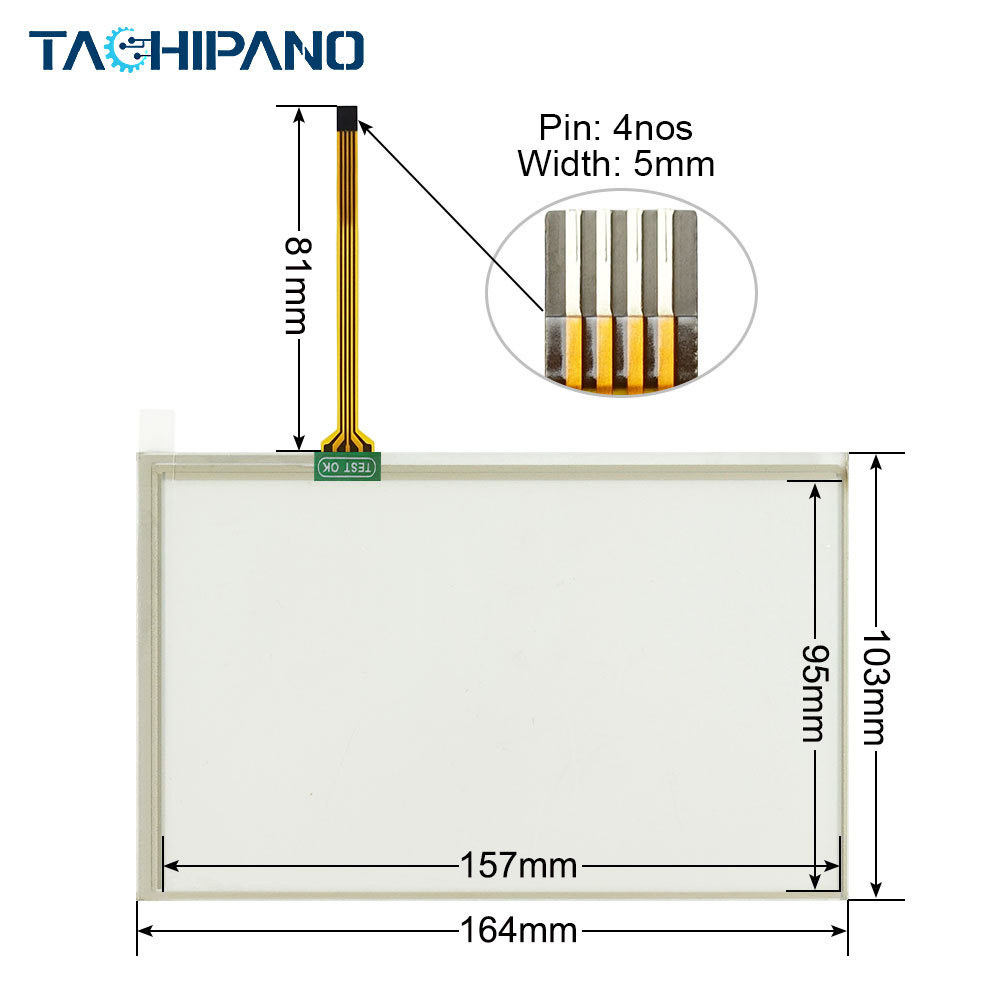 Touch screen for HIGGSTEC T121S-5RA006N-0A18R0-200FH Touch Panel Glass