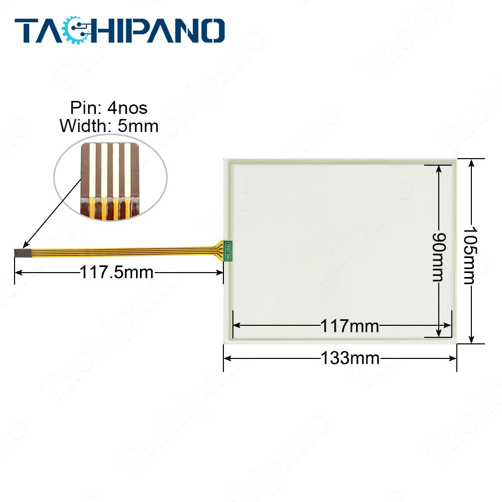 Touch screen for 1303-T333 T010-1303-X331/02 touch panel glass