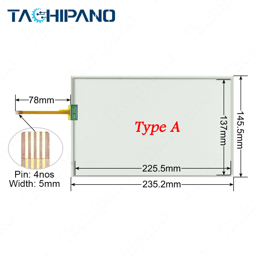 1301-x01002 Touch screen for 1301-x010/02 touch panel glass