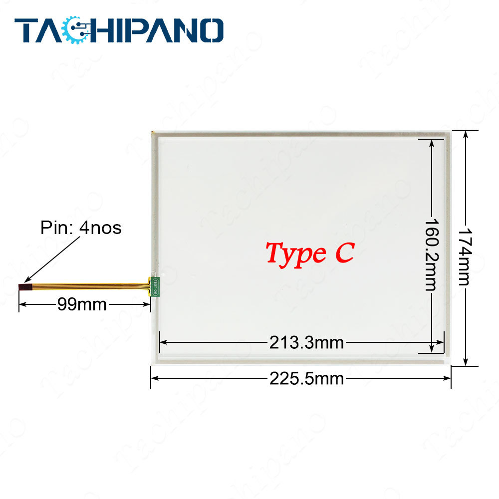 Touch screen for 1301-X671/07-NA 1201-671 ATTI T010-1301-X671/0 touch panel glass