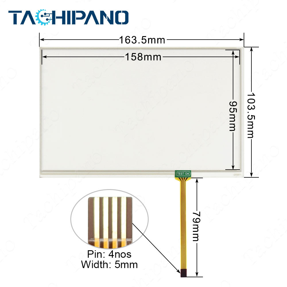 Touch screen for Wecon LEVI430T touch panel glass