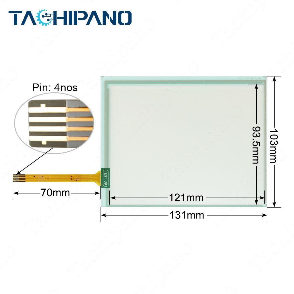 Touch screen for P.N: MBKT121/TOU15001-A Touch panel glass