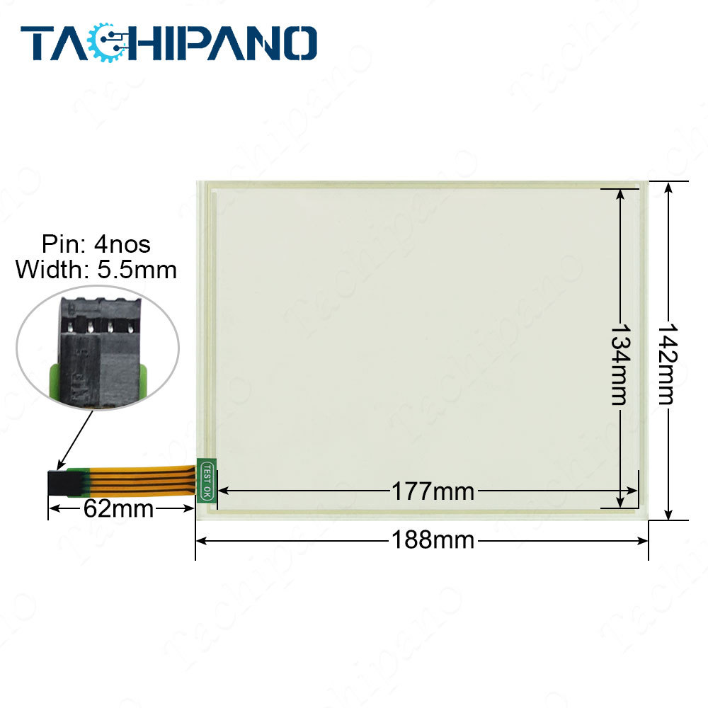 Touch screen for CASE IH Agricultural Machinery Touch panel glass with Protective film
