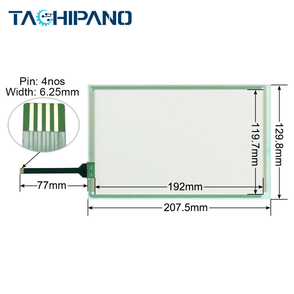 Touch screen for Cloos 038.11.21.00 Touchpad 038112100 LWL-PHG Touch panel glass