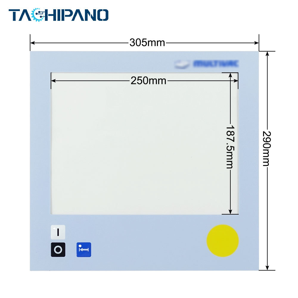 Touch screen for TOUCHTRONIC A280104 REV.F MD011116 Touch panel glass with Protective film