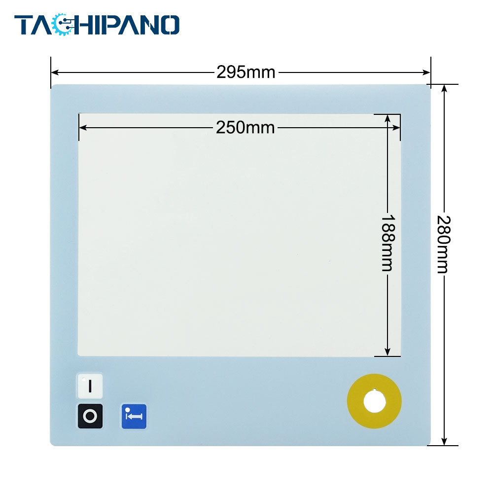 Touch screen for TOUCHTRONIC A280104 REV.F MD011116 Touch panel glass with Protective film