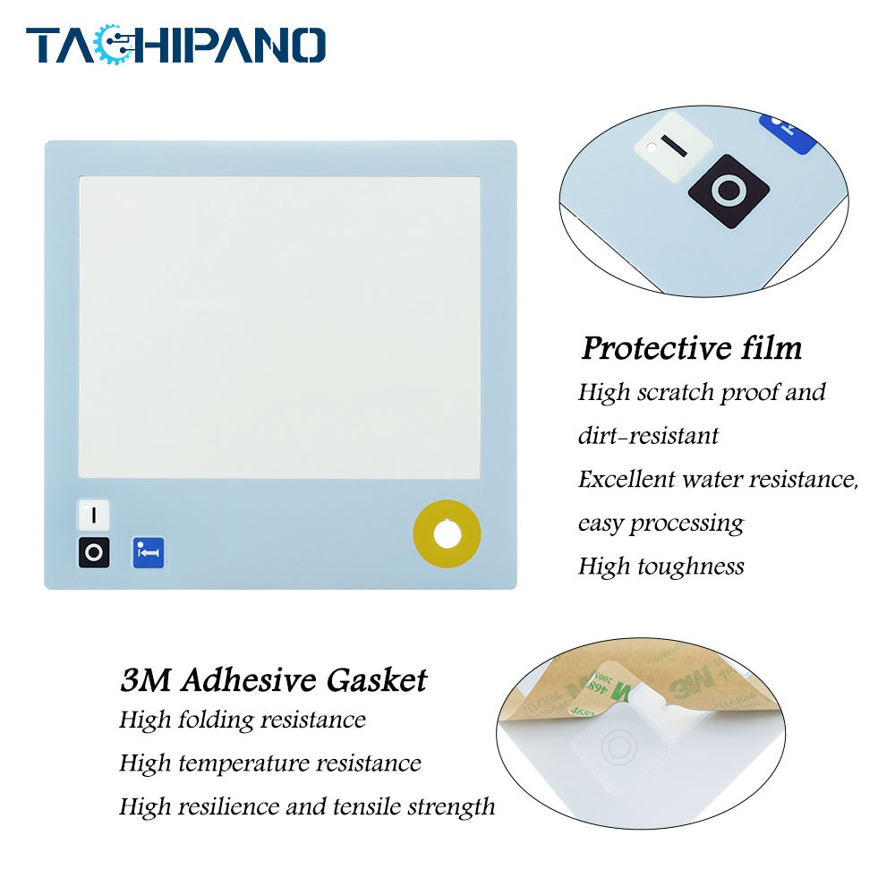 Touch screen for TOUCHTRONIC A280104 REV.F MD011116 Touch panel glass with Protective film