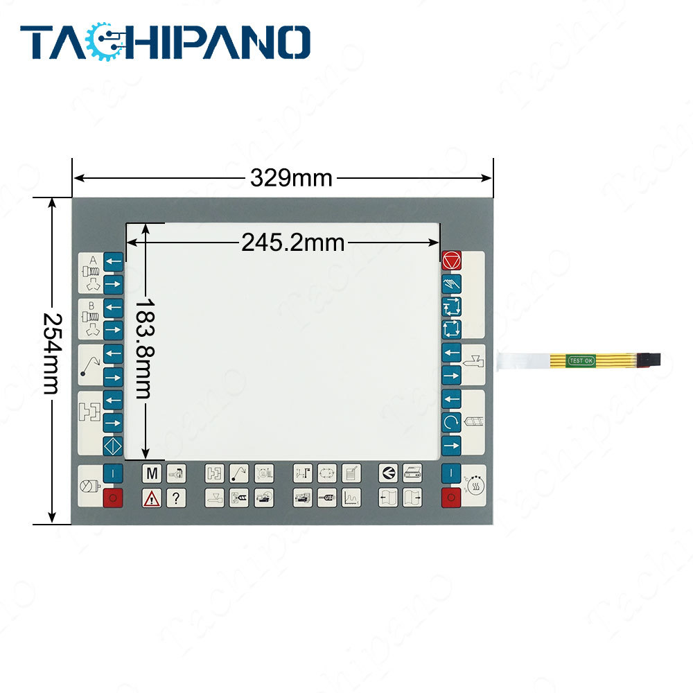 Touch screen for Stryker Core 5400-50 4919A-5400 Q9R-5400 5400-050-000 Touch panel glass