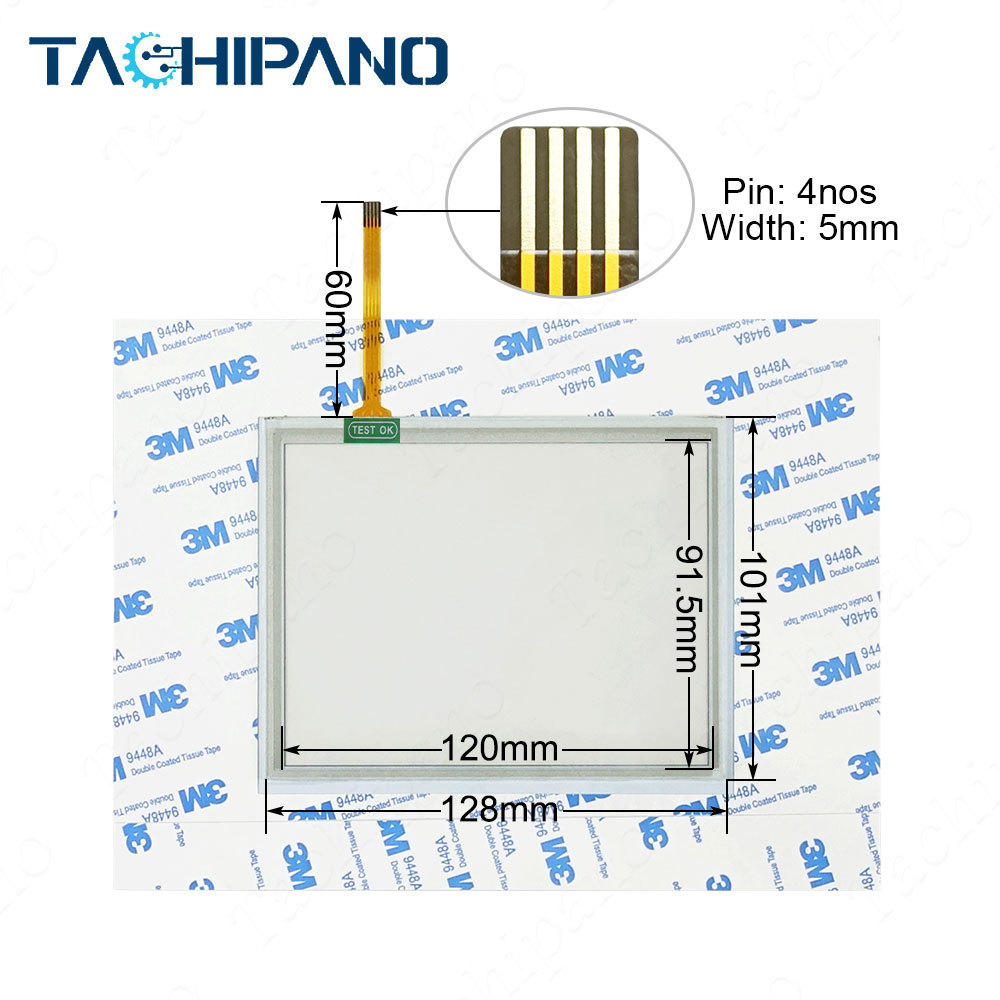 Touch screen for GEFRAN GF-VEDOML-104CT-VW0-00-00-G F045413 Touch panel glass with Protective film