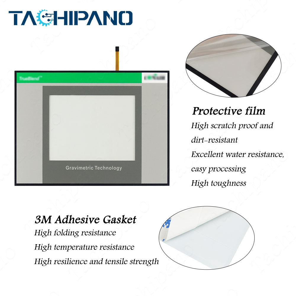 Touch screen for GEFRAN GF-VEDOML-104CT-VW0-00-00-G F045413 Touch panel glass with Protective film