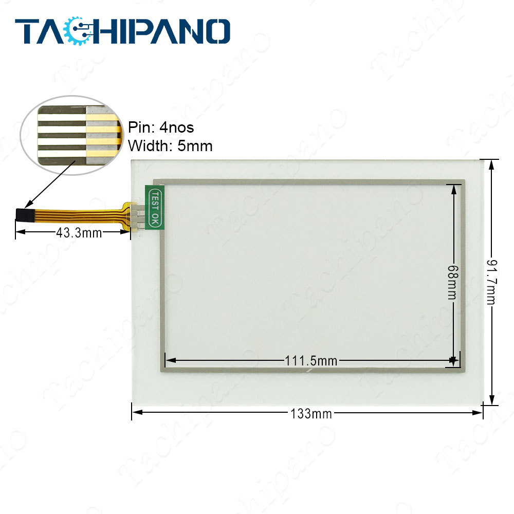Touch screen for MCGS EPC7062 Touch panel glass