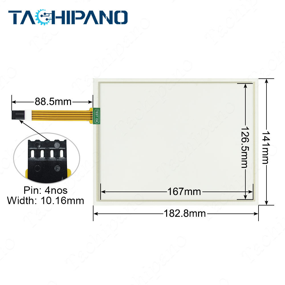 Touch screen for MCGS EPC7062 Touch panel glass