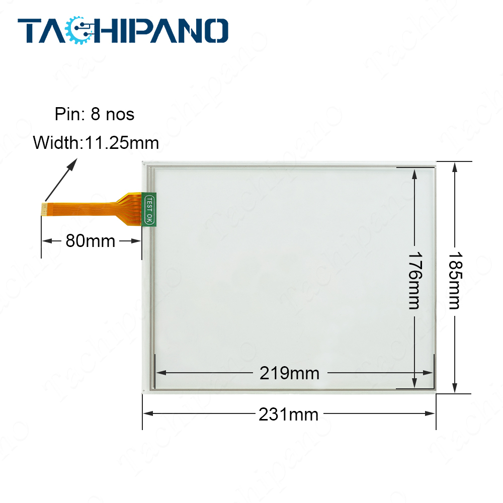 Touch screen for INJECTVISOR V21 Injection Molding Machine Touch panel glass