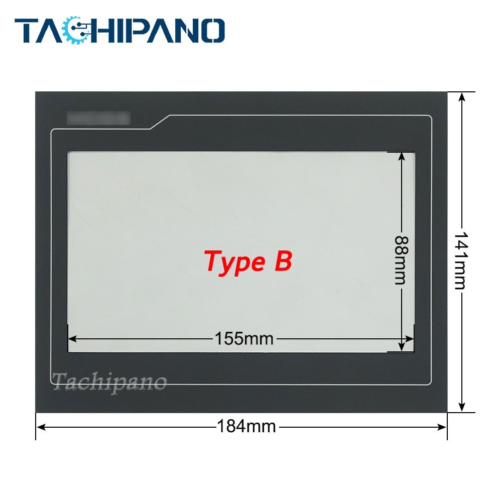 Touch screen for MCGS TPC7062KX TPC7062KW TPC7062KT TPC7062TX Touch panel glass with Protective film