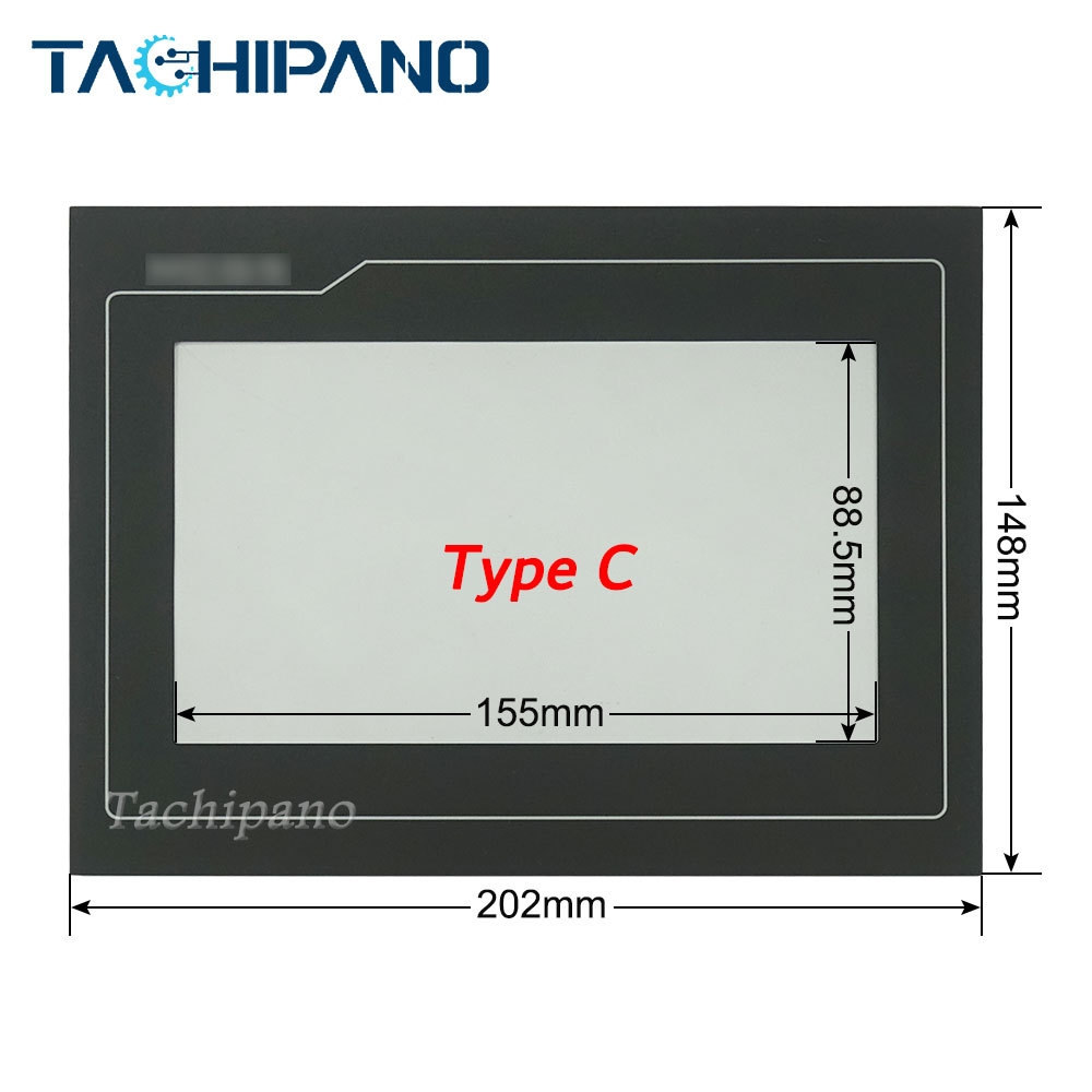 Touch screen for MCGS TPC7062KX TPC7062KW TPC7062KT TPC7062TX Touch panel glass with Protective film