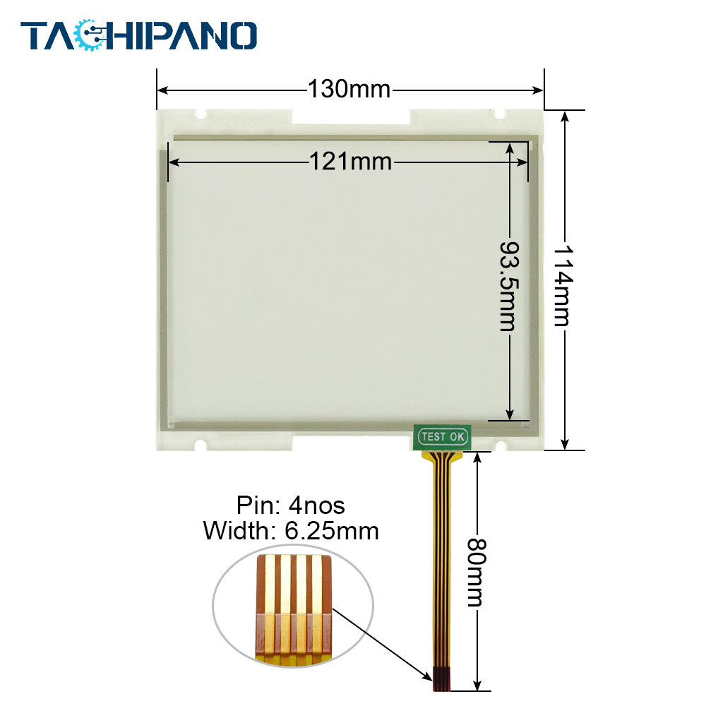 OTC W-L02599 Daihen Corp. FDTPDDJU-2L08 for Plastic case+Accessories, Touch screen, Membrane keypad, Front overlay, LCD display