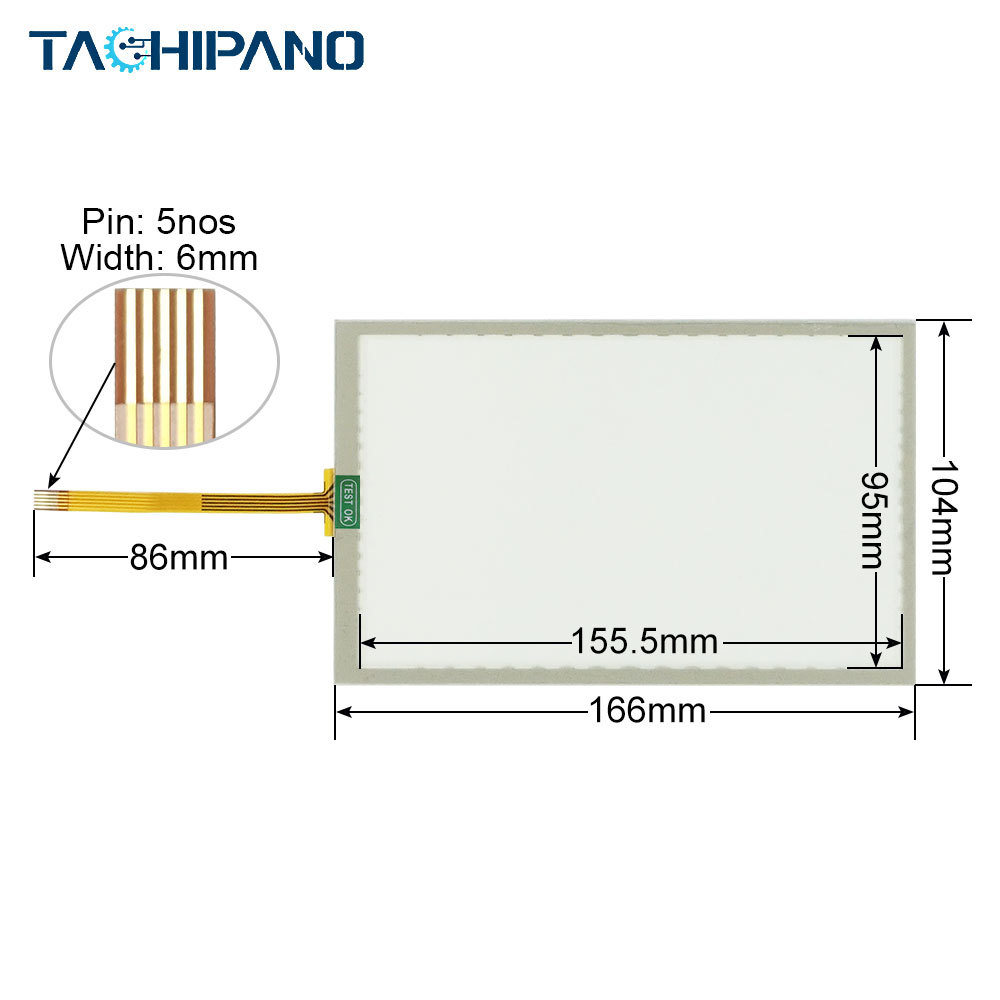 Touch screen for PLCS-10 PLCS-11 SI-3 Touch panel glass
