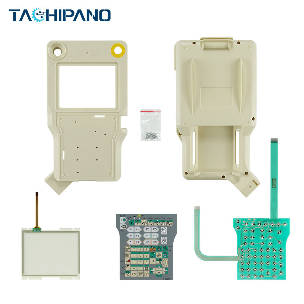WITP - WIRELESS TEACH PENDANT for Plastic case+Accessories, Touch screen, Membrane keypad, Front overlay, LCD display