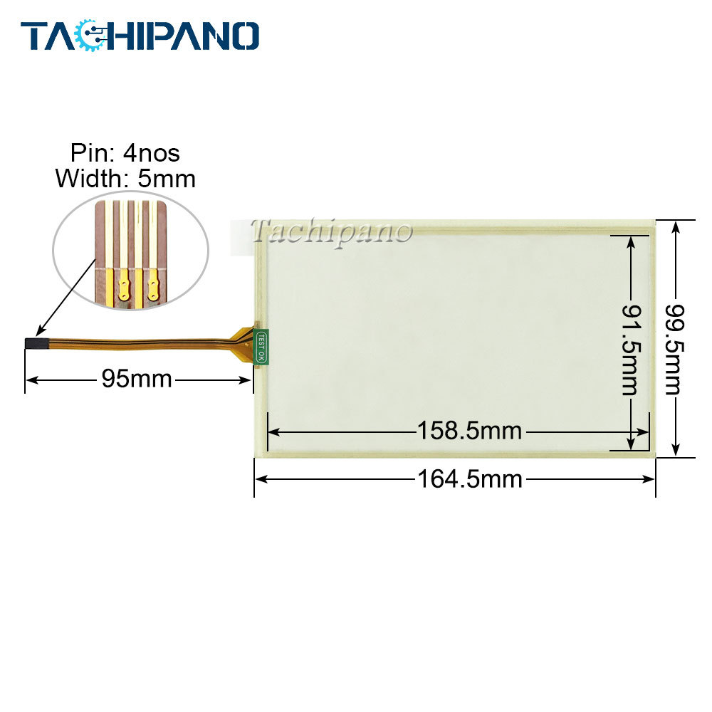 Touch screen for Dawar Tech FG4_6.5-0A001R.B Touch panel glass