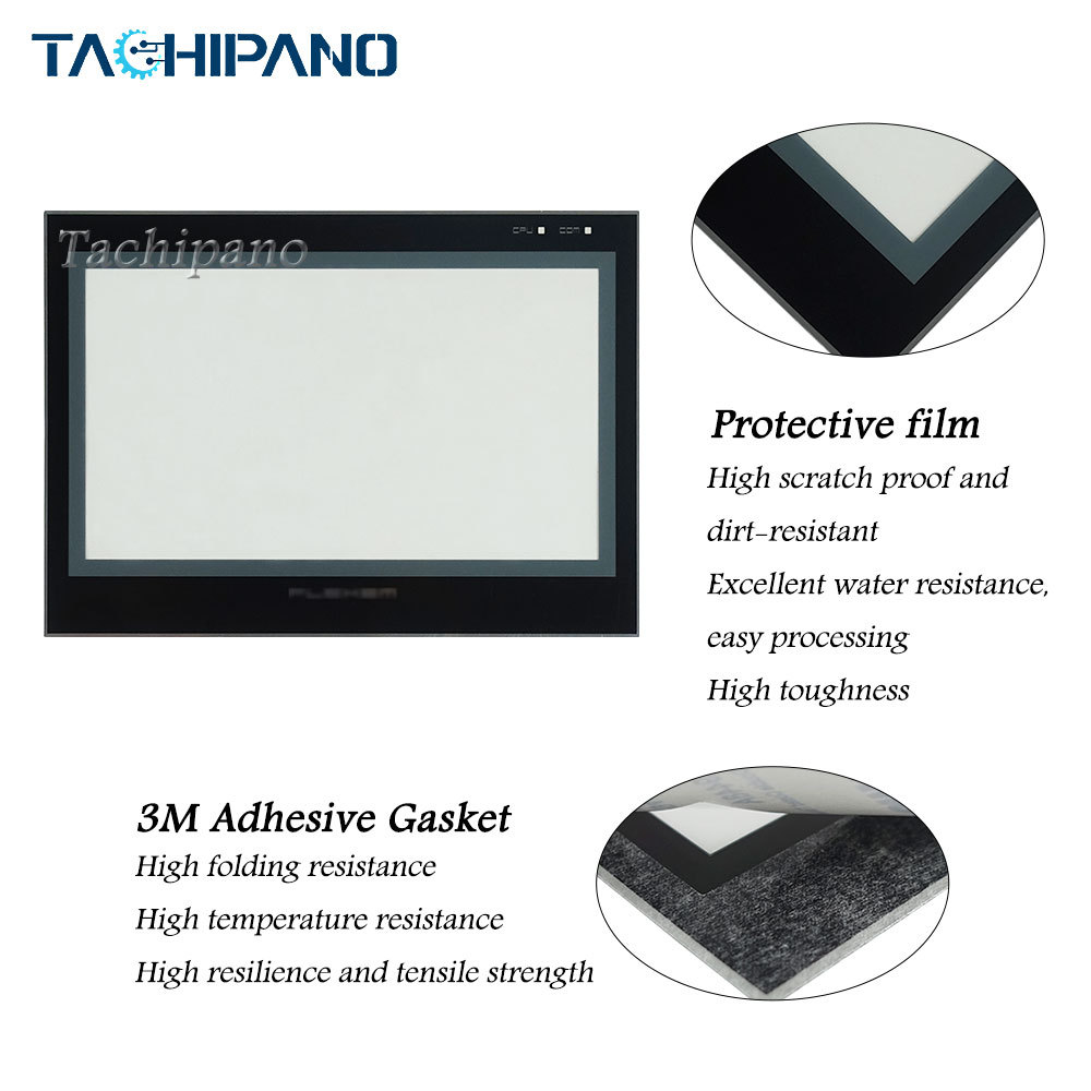 Touch screen for FLEXEM FE4070M FE4070C FE4070C-B FE4070CE FE4070iE Touch panel glass with Protective film