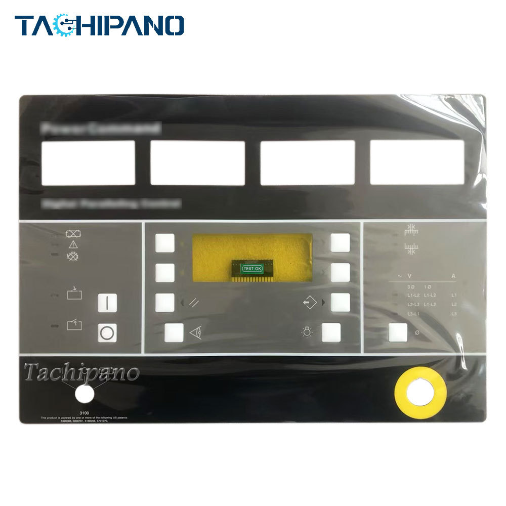 Protective film for PowerCommand Digital Paralleling Control Membrane overlay