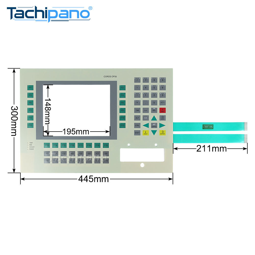 6AV3535-1TA01-0AX0 For Membrane keypad 6AV3 535-1TA01-0AX0 OP35 OPERATOR PANEL switch keyboard