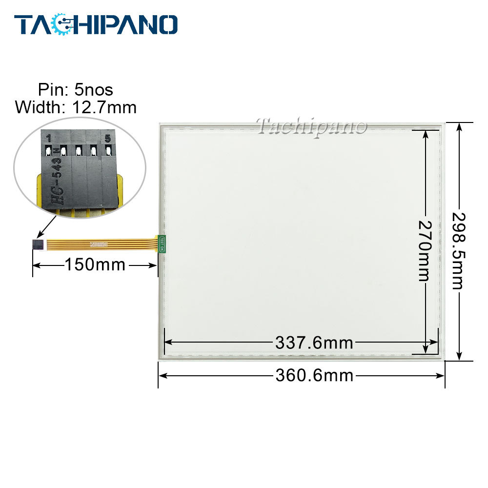 6181P-17NP2KH 6181P-17NPXPH 6181P-17NSXPH Touch screen panel glass for Versa View 1700P
