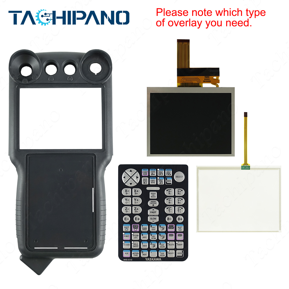 JZRCR-APP01-1 Plastic Case Cover, Touch Screen, Protective film, LCD display for YRC1000 JZRCR-APP01-1 Teach Pendant