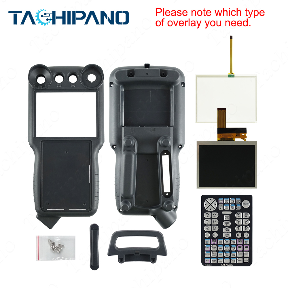 JZRCR-APP01-1 Plastic Case Cover, Touch Screen, Protective film, LCD display for YRC1000 JZRCR-APP01-1 Teach Pendant