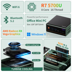 WO4 5700U 16512 Mini PC