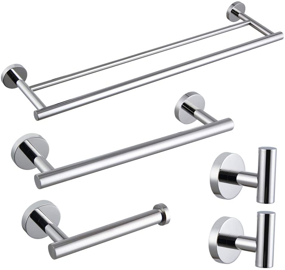 China Cheap Complete Bathroom Hardware Stainless Steel Bathroom Accessories Set