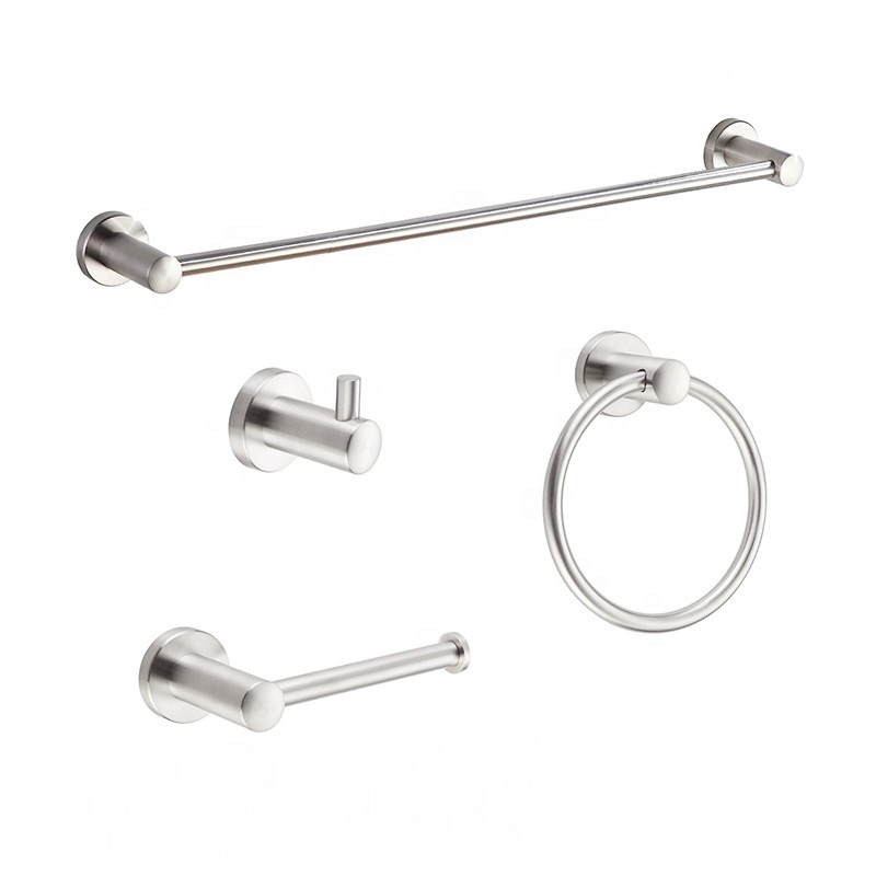 China Cheap Complete Bathroom Hardware Stainless Steel Bathroom Accessories Set
