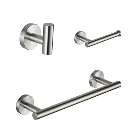 China Cheap Complete Bathroom Hardware Stainless Steel Bathroom Accessories Set