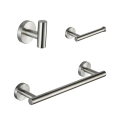 China Cheap Complete Bathroom Hardware Stainless Steel Bathroom Accessories Set