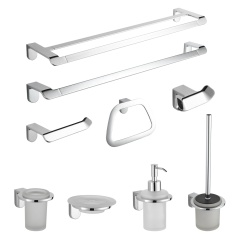 Gold Bath Fitting China Supplier Factory Wall Mounted Zinc Bathroom Accessories Set