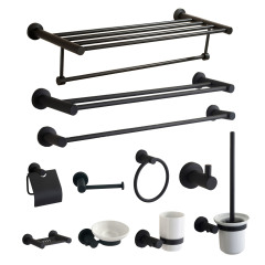 China Cheap Complete Bathroom Hardware Stainless Steel Bathroom Accessories Set