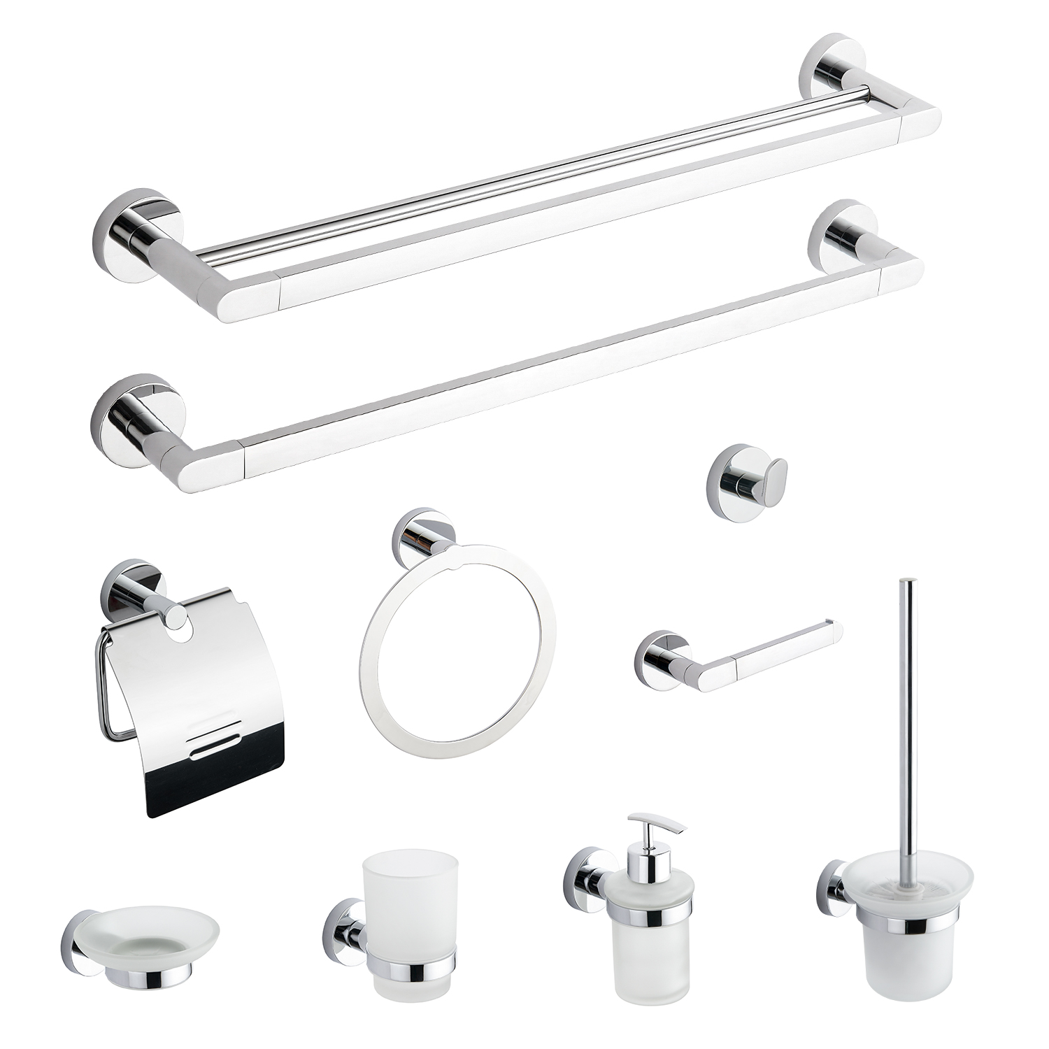 Towel Bar set Matte Black Bathroom Accessories set