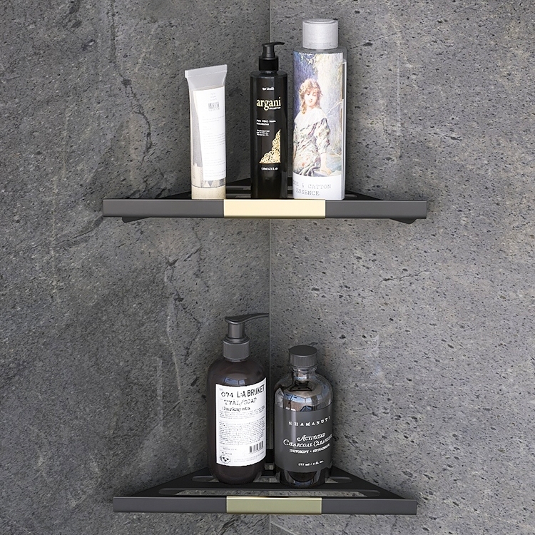 Copper Bathroom Design Brass wall mounted Black Gold Bathroom Accessories Set