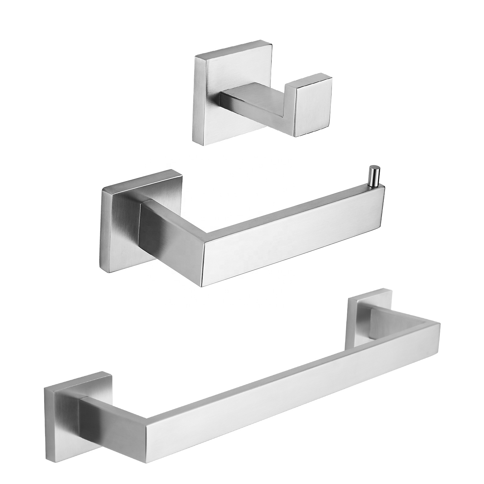 China Cheap Complete Bathroom Hardware Stainless Steel Bathroom Accessories Set