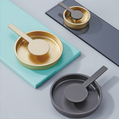 Modern Minimalist Simple European Wardrobe Black white Gold Furniture Hardware Sliding Hidden Comcealed Cabinet Handle