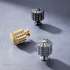 Brushed Nickel Zinc Kitchen Cabinet Pull And Bin Bedroom Cup Pull Drawer Furniture Handle