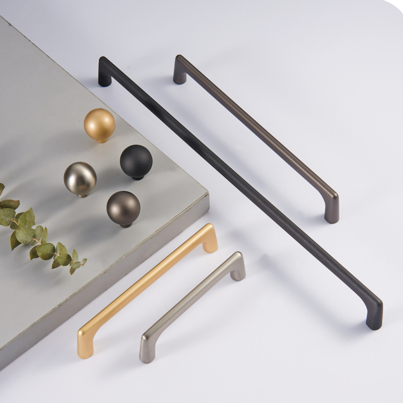 Zinc Vintage Door Knob Concise Wardrobe Kitchen Gold Cabinet Furniture Pull Cart Bathroom Hardware Handle