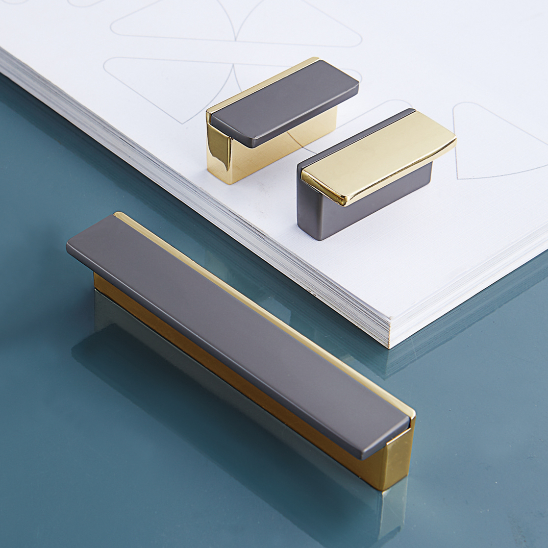 Designer Black Furniture Handle Cabinet Pulls Handles