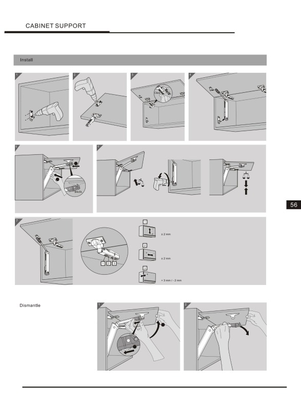 Famous Products Best Design Furniture Cabinet Door Lid Stay Support