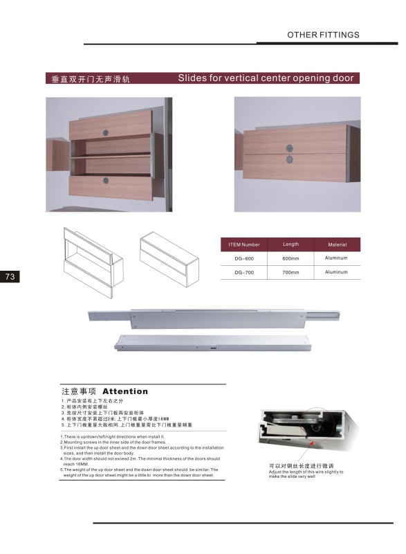 2022 Aluminium Cuboard Roller Guide For Sliding Door Cabinet Sliding Door Roller