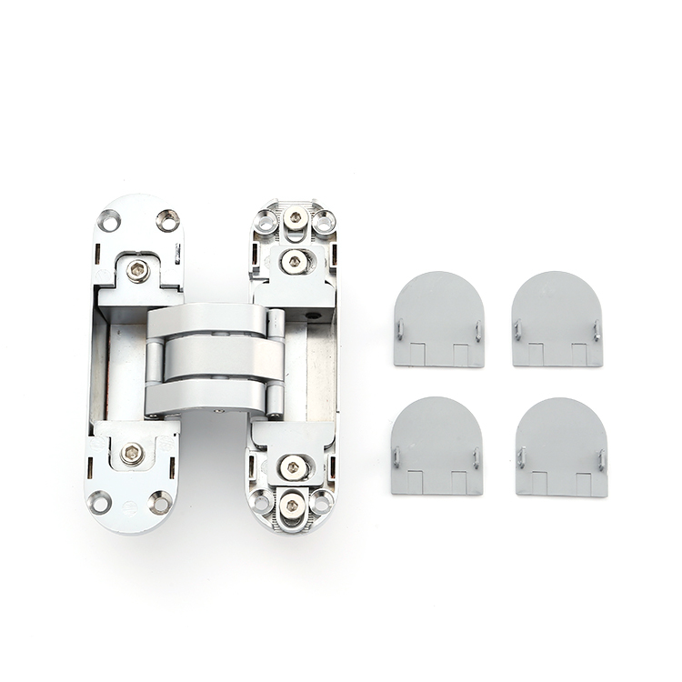 C128-113 Heavy Duty Wood Hidden Cross Hardware Invisible Gate Hinge 3D Adjustable Concealed Door Hinge