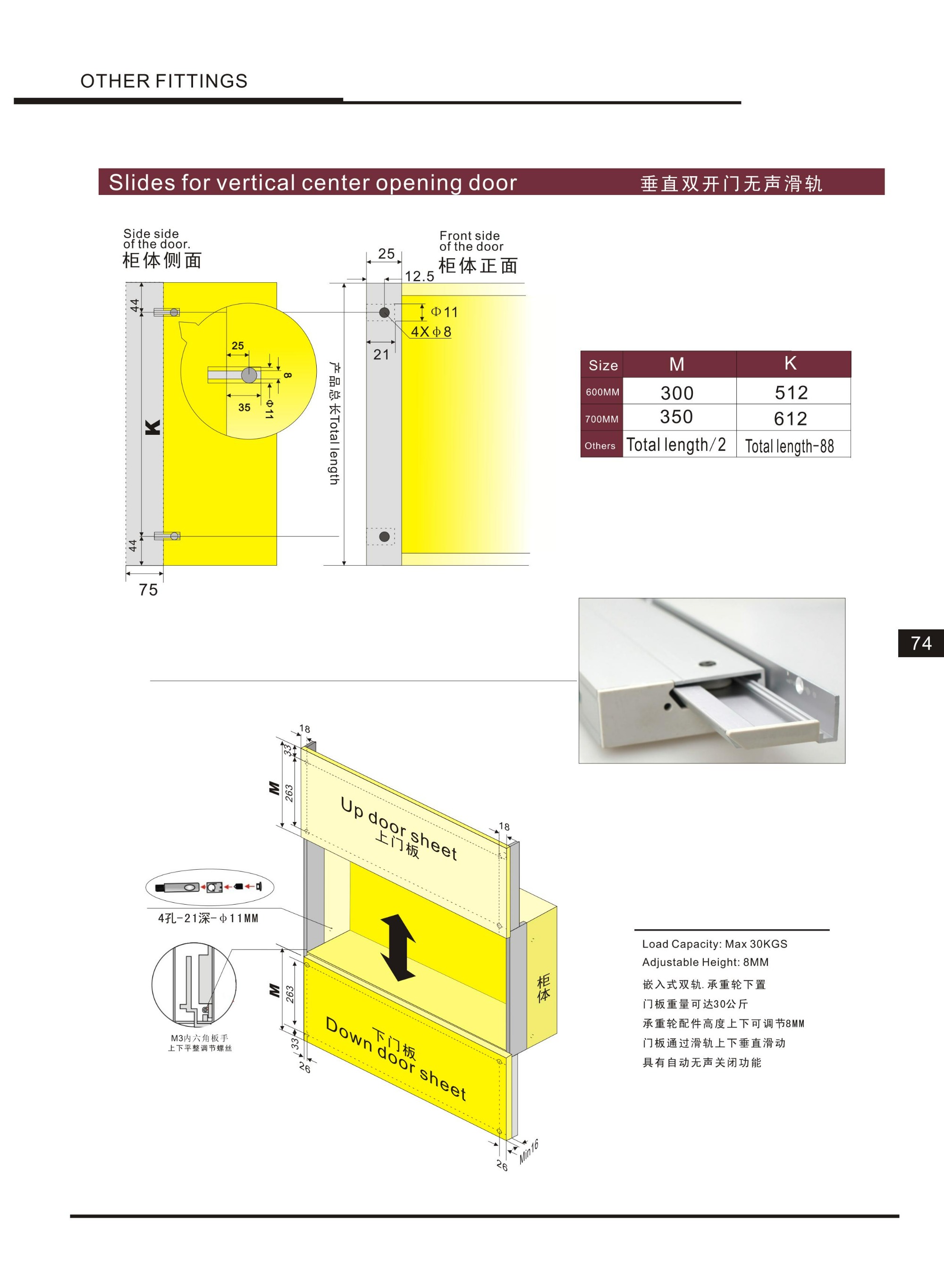 2022 Aluminium Cuboard Roller Guide For Sliding Door Cabinet Sliding Door Roller